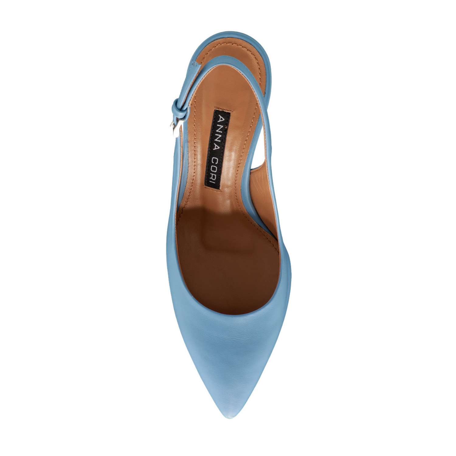 Imagine Pantofi Eleganti Dama 5728 Vitello Azzurro