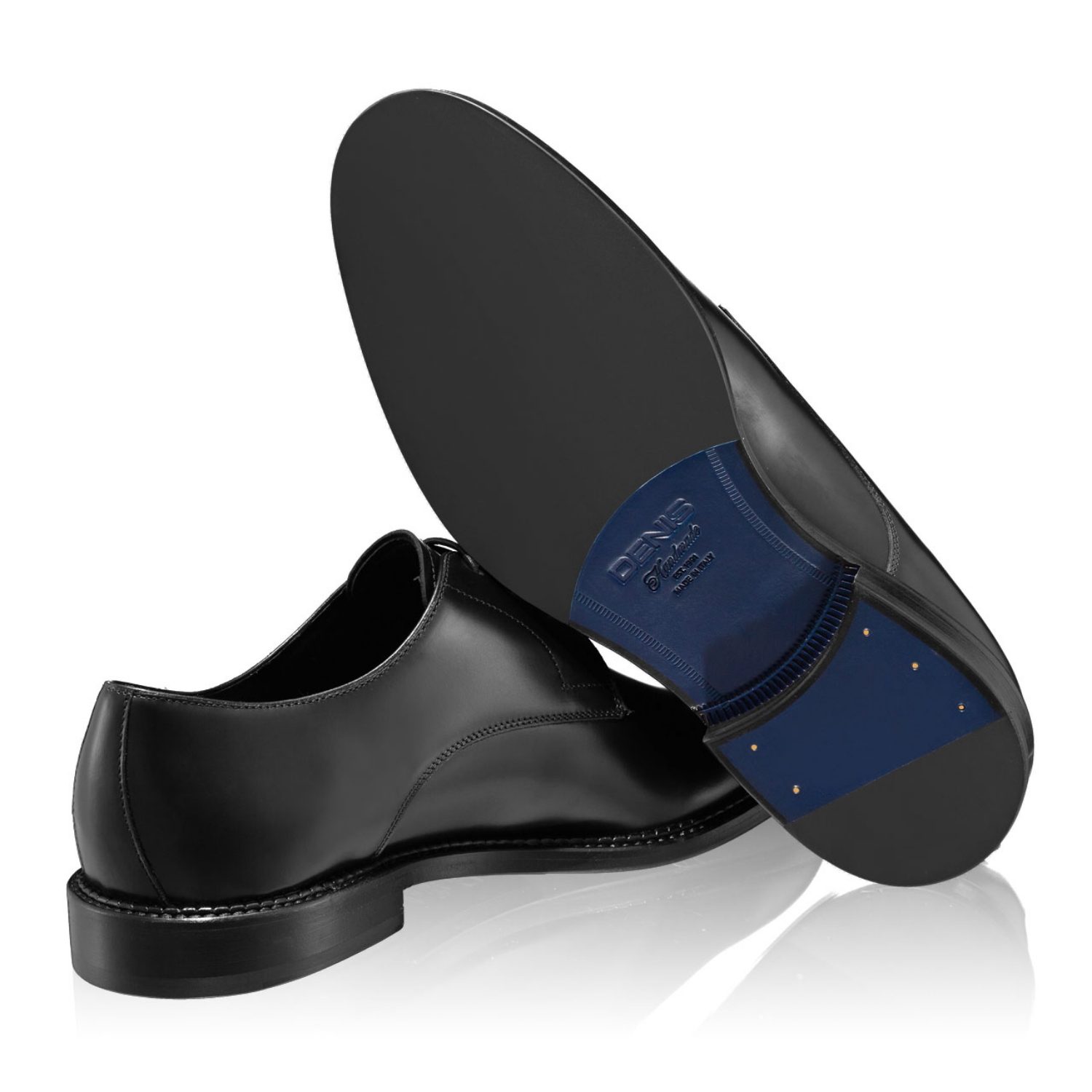 pantofi barbati eleganti românești, din piele naturala Negru