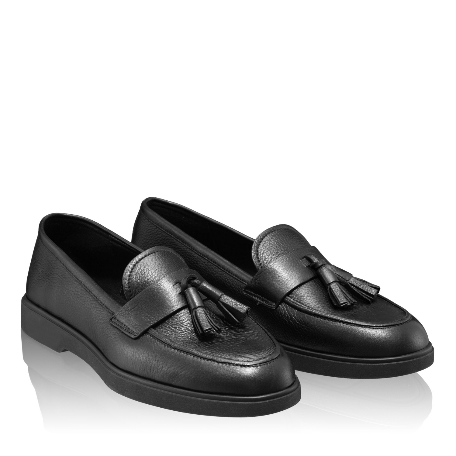 pantofi dama comozi casual piele naturala Bottalato Negru