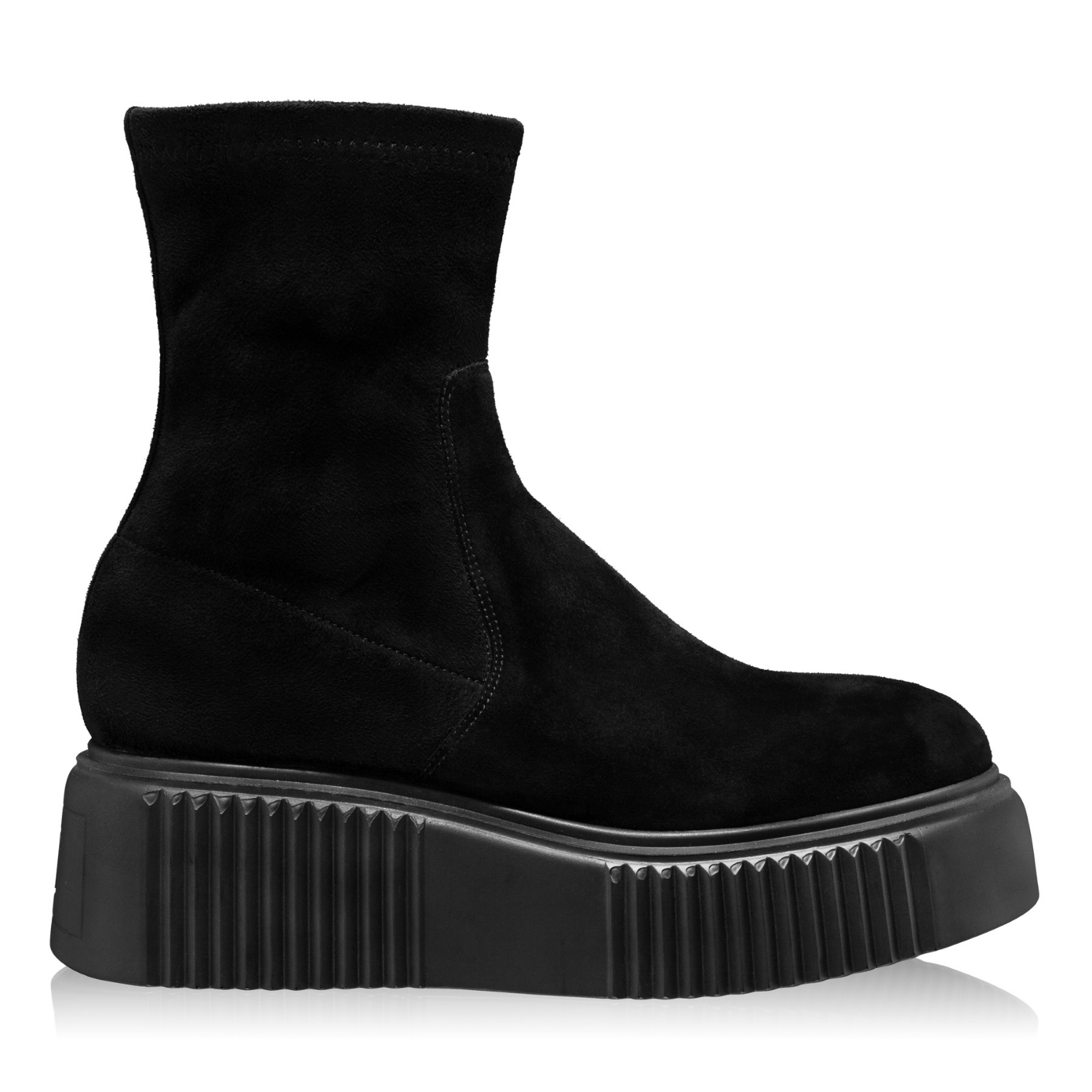 Imagine Ghete Dama 6497 CAMOSCIO+STRETCH NEGRU