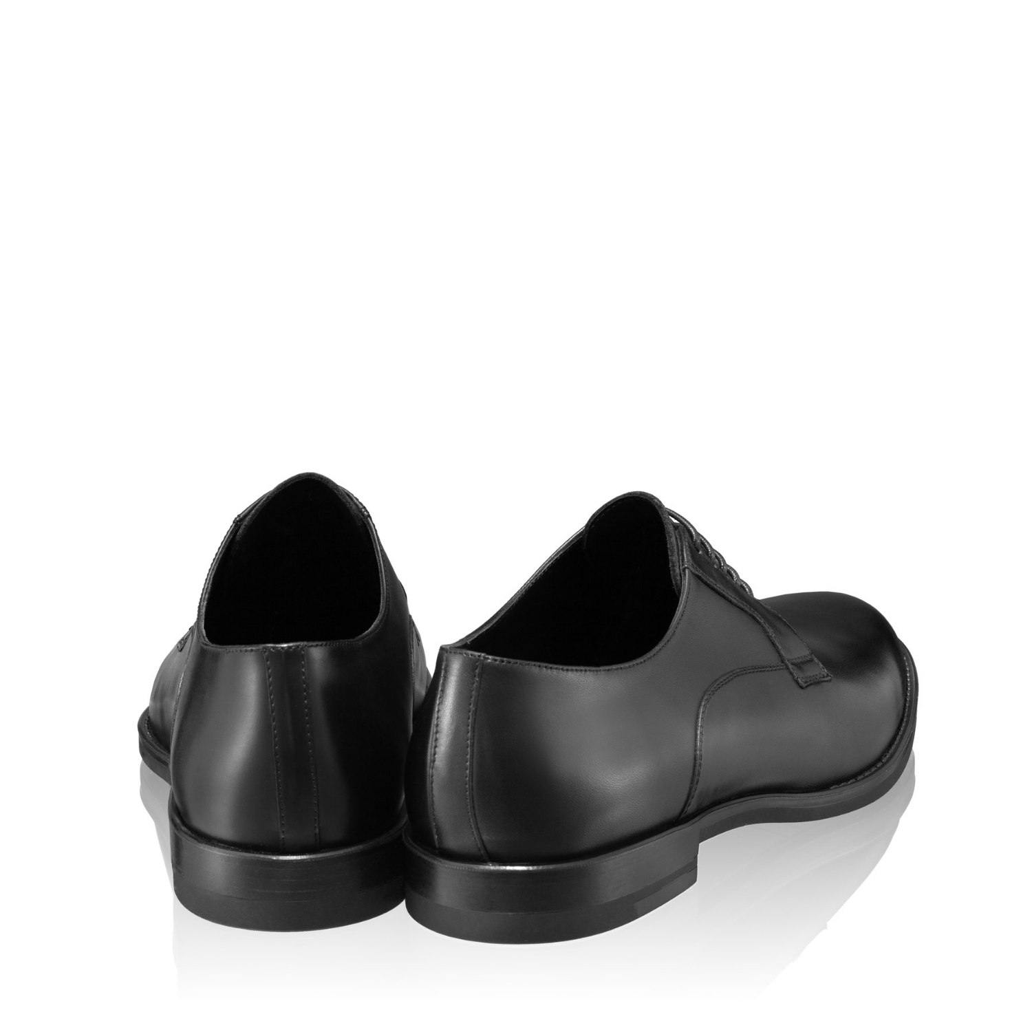 pantofi primăvară barbati - pantofi eleganti negri Denis Handmade