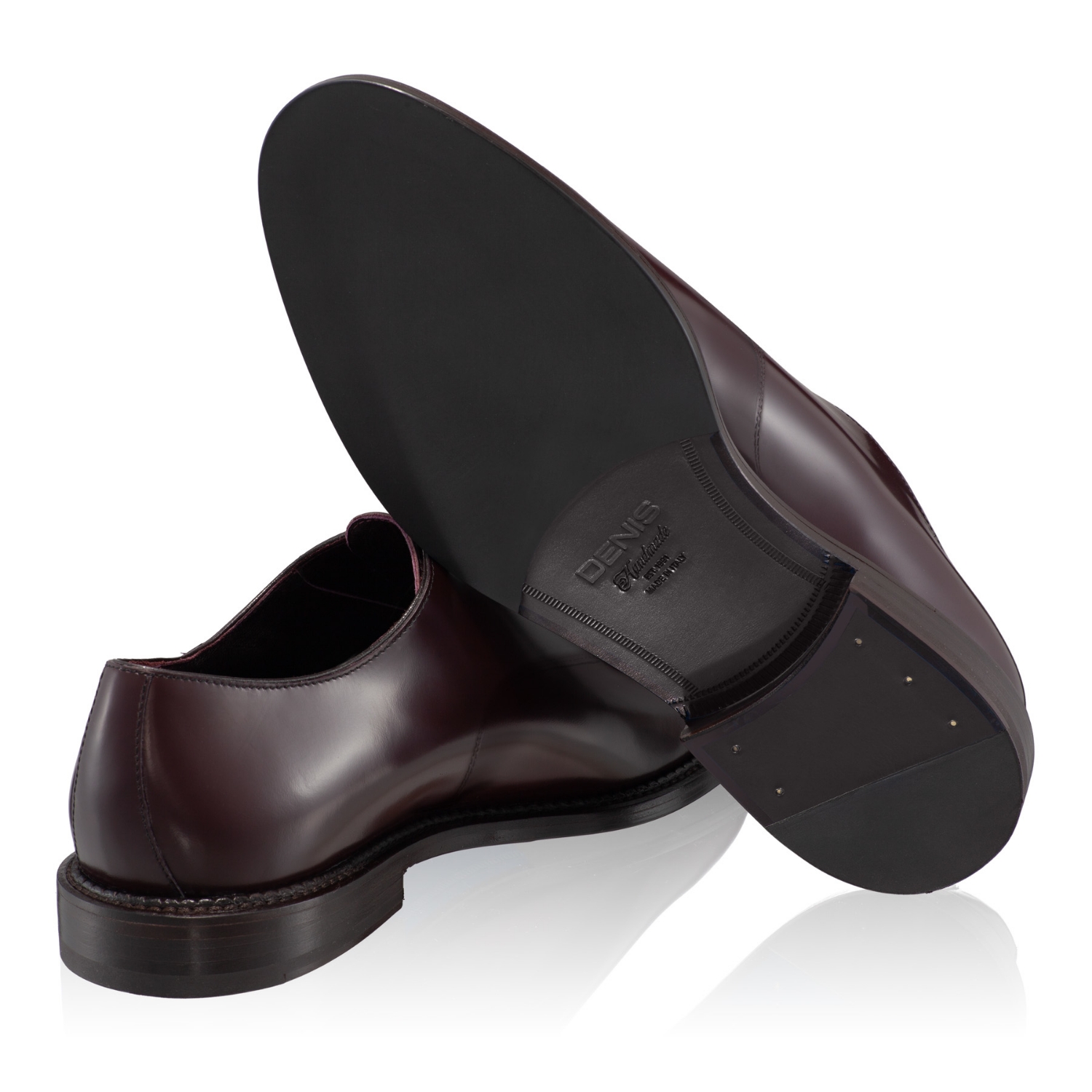 pantofi barbati eleganti românești, din piele naturala Bordo