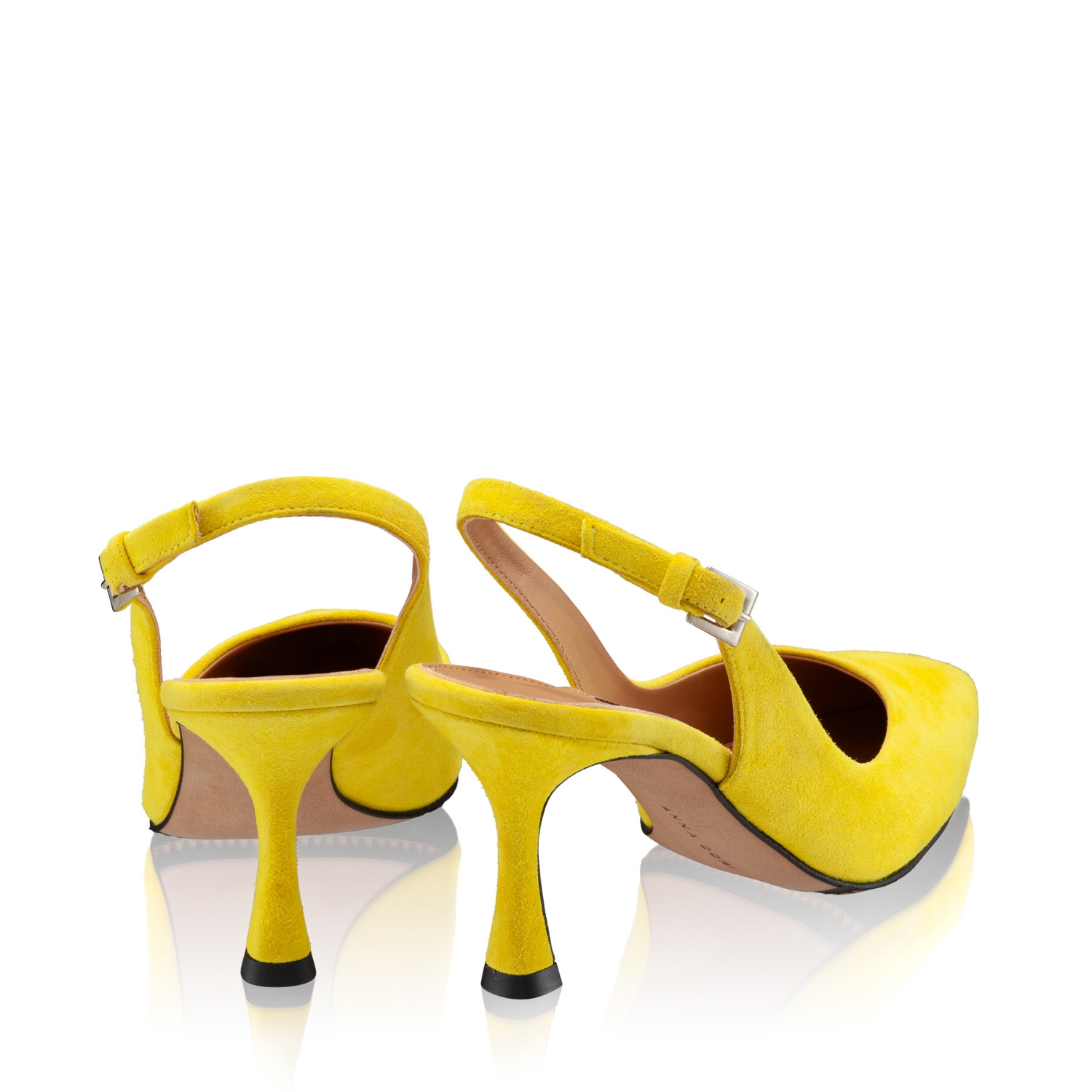 Imagine Pantofi Eleganti Dama 5728 Camoscio Galben