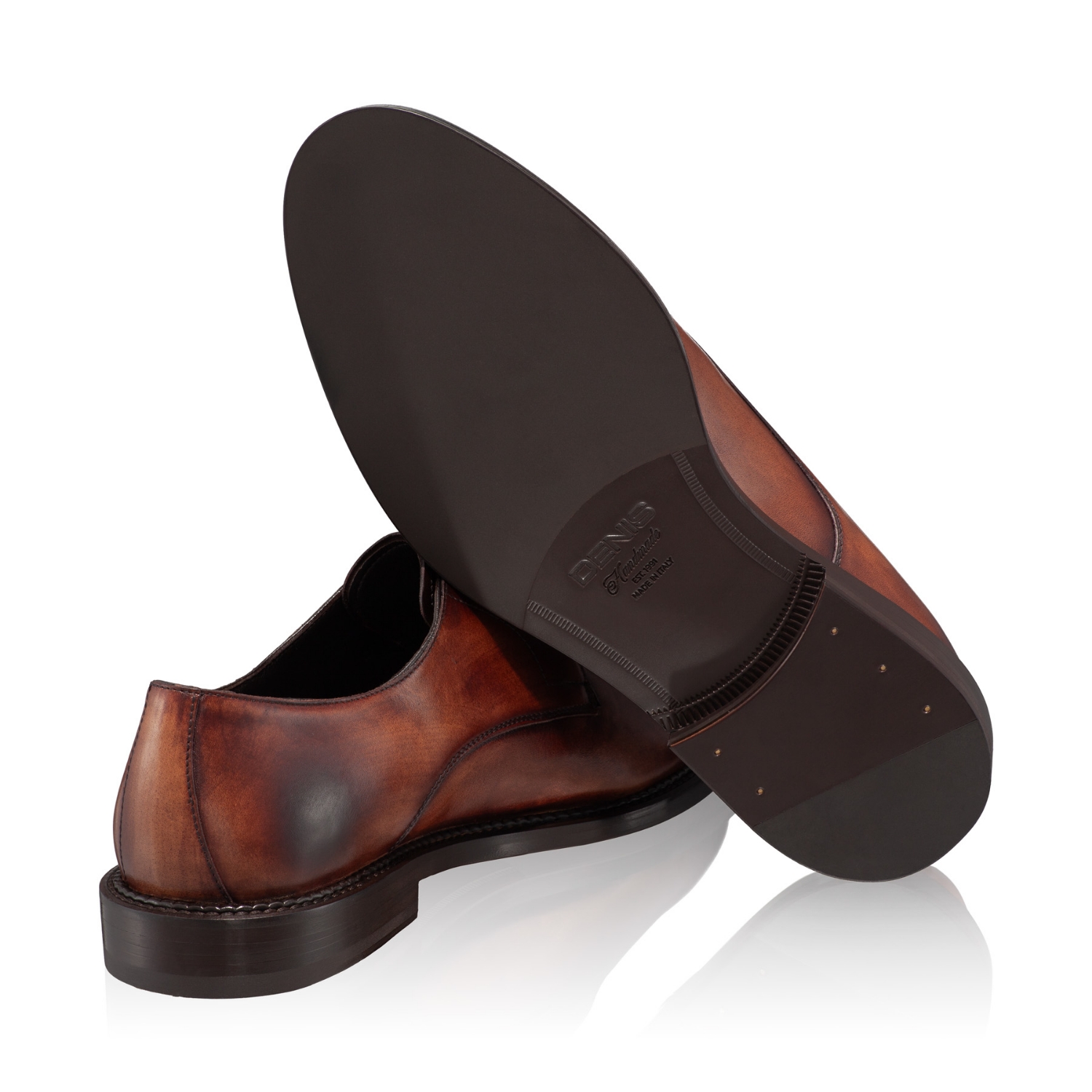 pantofi barbati eleganti românești, din piele naturala Denis Handmade