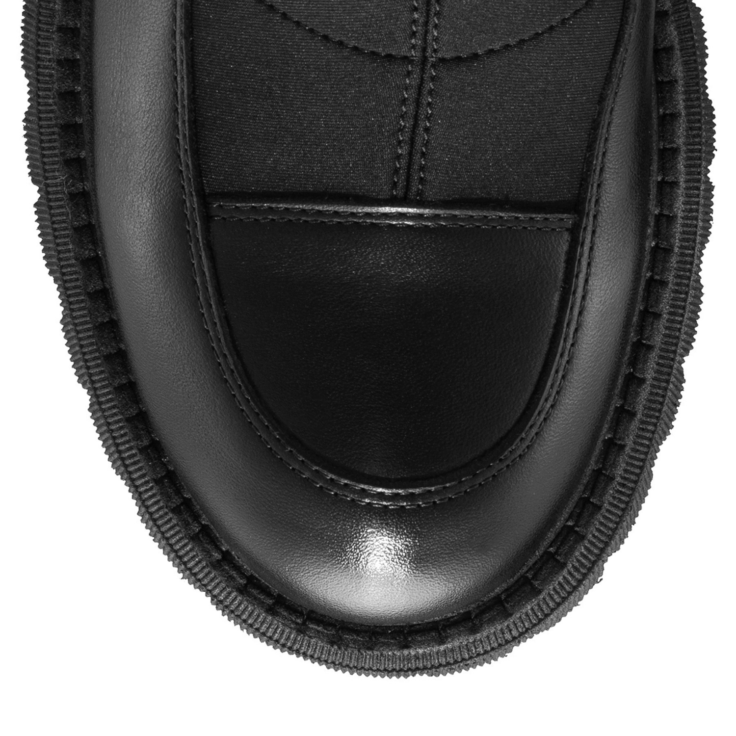 Imagine Ghete Dama 6406 Vitello+Stretch Negru