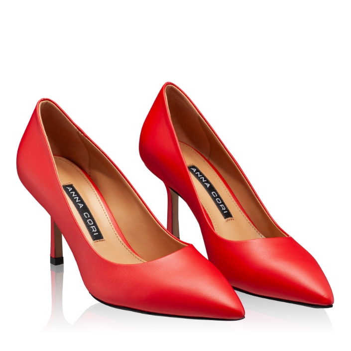 Pantofi Eleganti Dama 8026 Vitello Rosu Pantofi Eleganti Dama 8026 Vitello Rosu