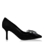 Imagine Pantofi Eleganti Dama 8065 Camoscio Negru