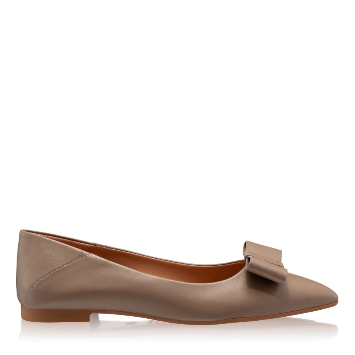 Arată detalii pentru Balerini Dama 7518 Vitello Taupe Imagine Balerini Dama 7518 Vitello Taupe