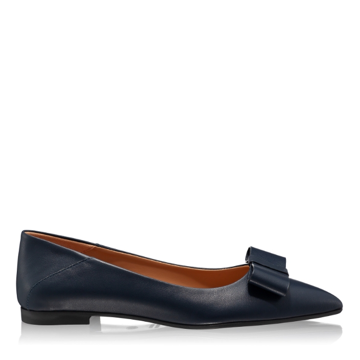 Arată detalii pentru Balerini Dama 7518 Vitello Blue Imagine Balerini Dama 7518 Vitello Blue