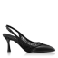 Imagine Pantofi Eleganti Decupati Dama 8095 Vitello+Rete Negru
