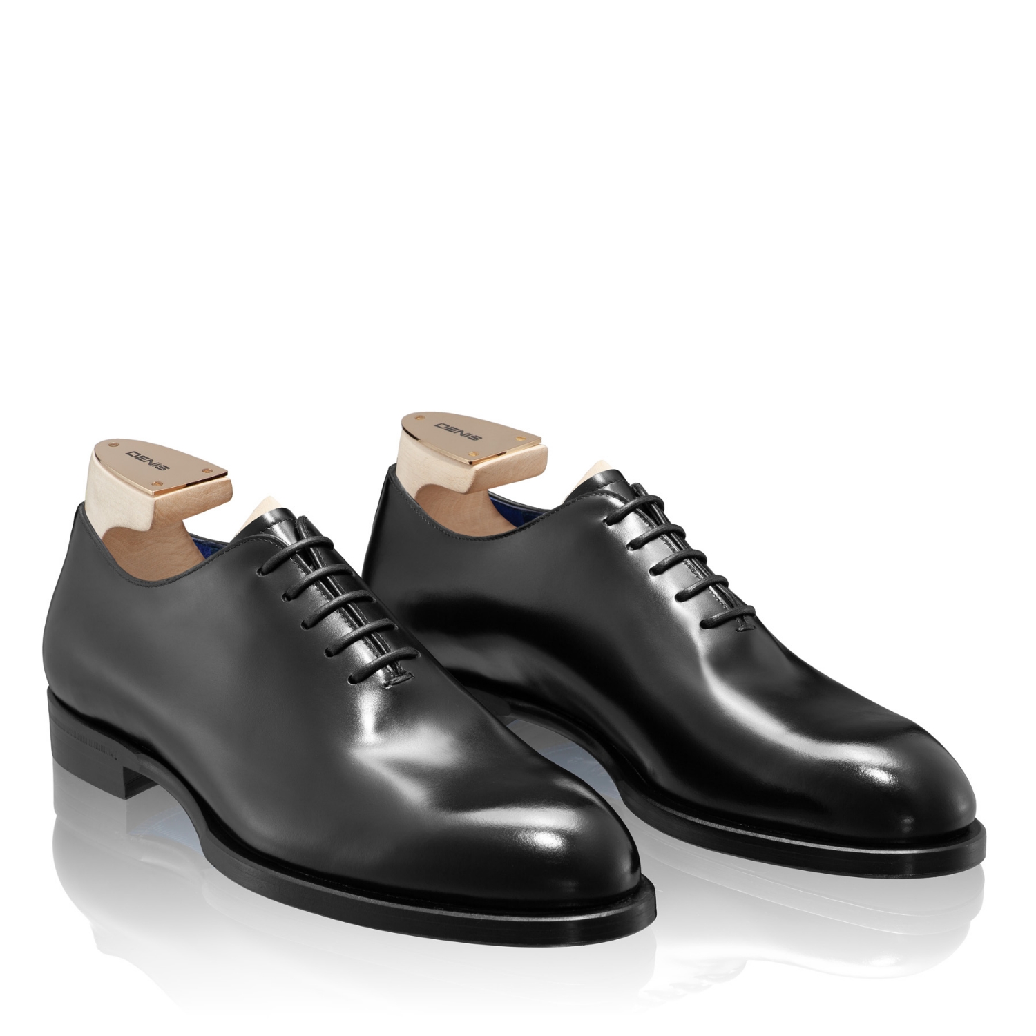 pantofi barbati eleganti din piele naturala Vitello Negru