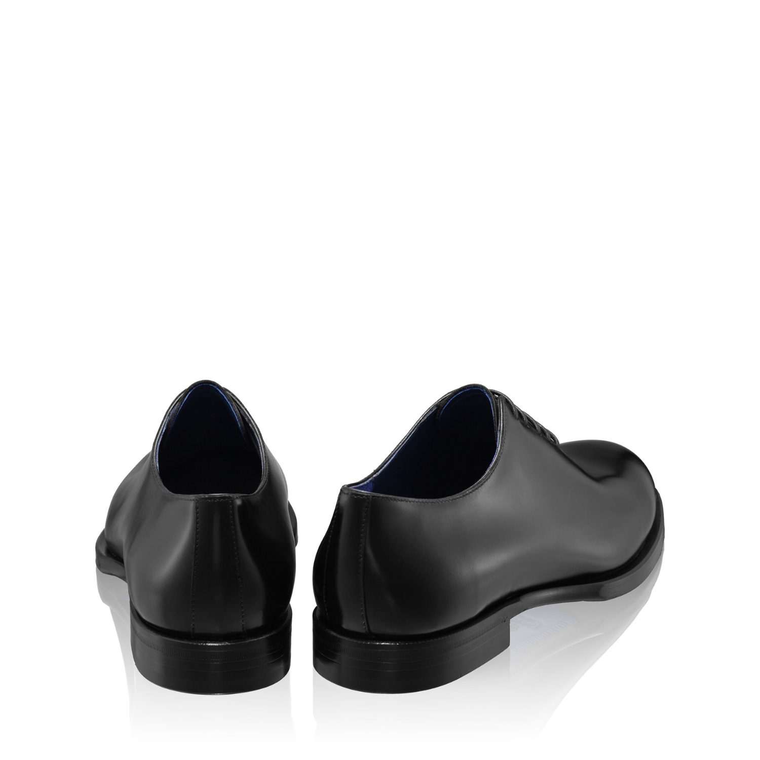 Imagine Pantofi Eleganti Handmade Barbati 7712 Vitello Negru