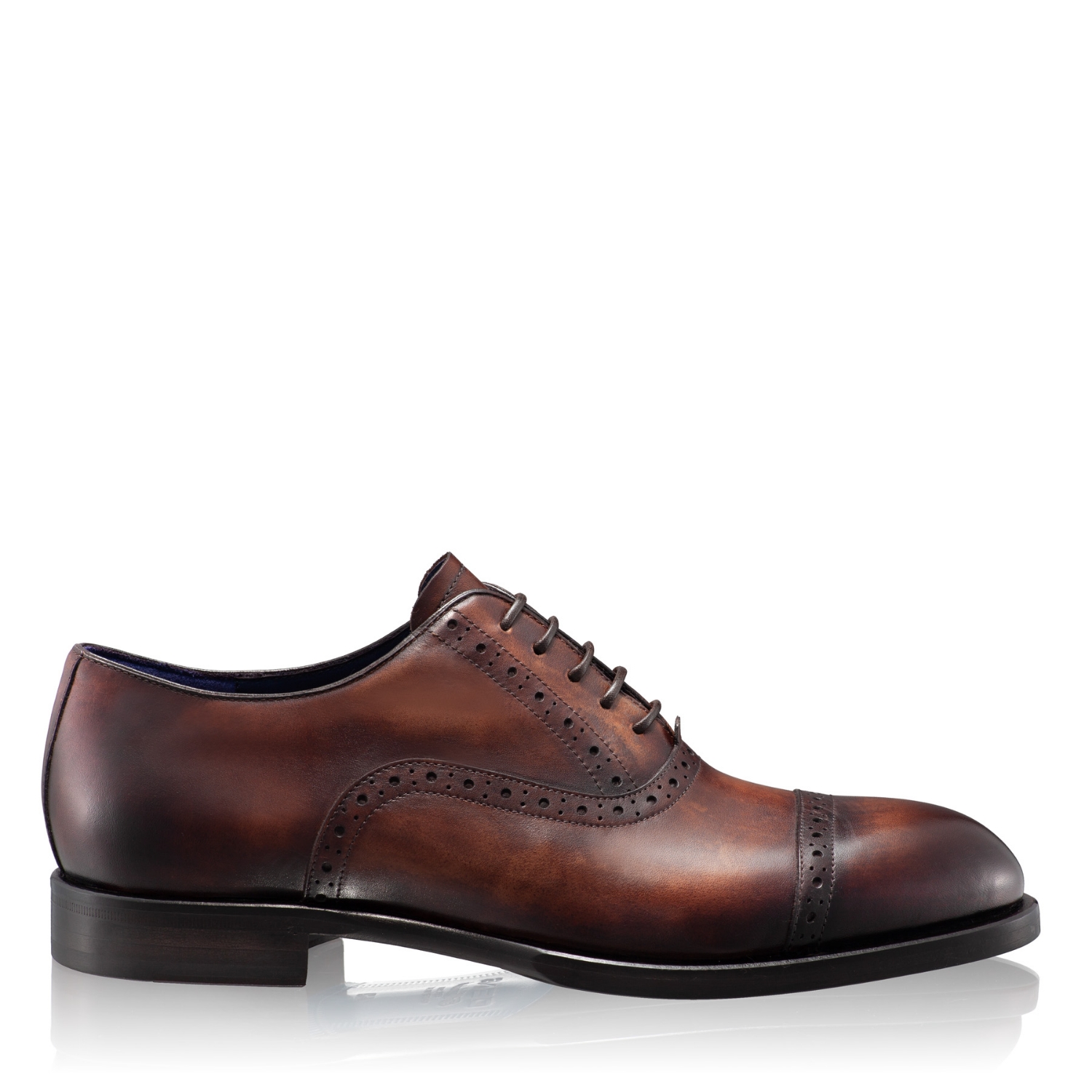Imagine Pantofi Eleganti Barbati 7738 Vitello Maro