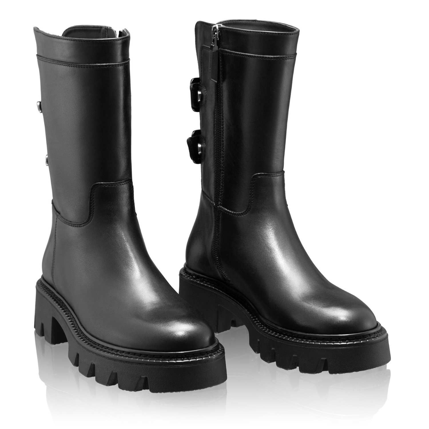 Imagine Ghete Dama 8157 Vitello Negru