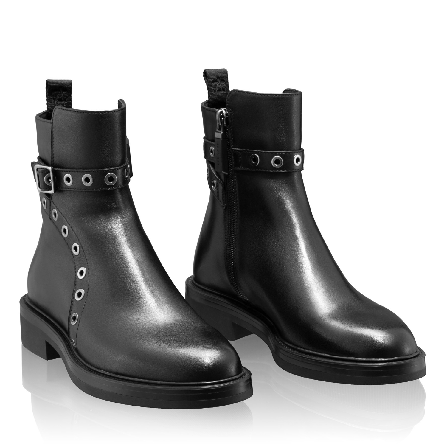Imagine Ghete Dama 8167 Vitello Negru