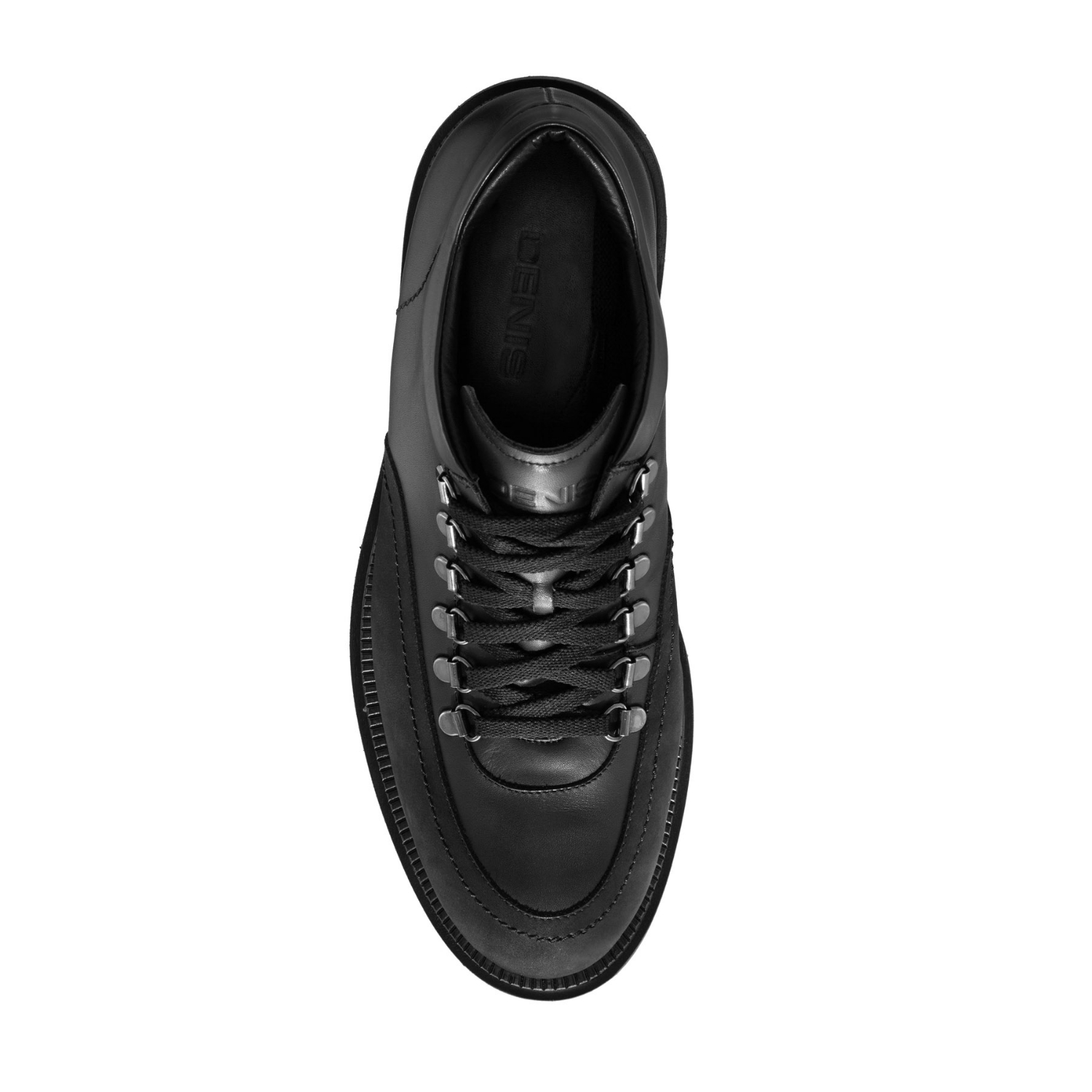 Imagine Pantofi Casual Barbati 7757 Vitello+Nabuck Negru
