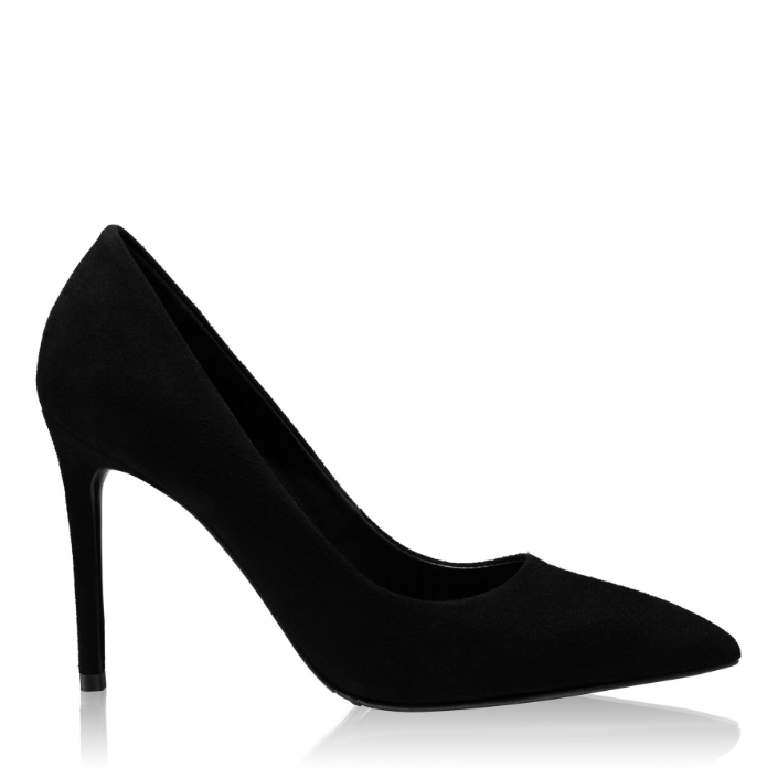 Imagine Pantofi Dama Eleganti 7868 Camoscio Negru