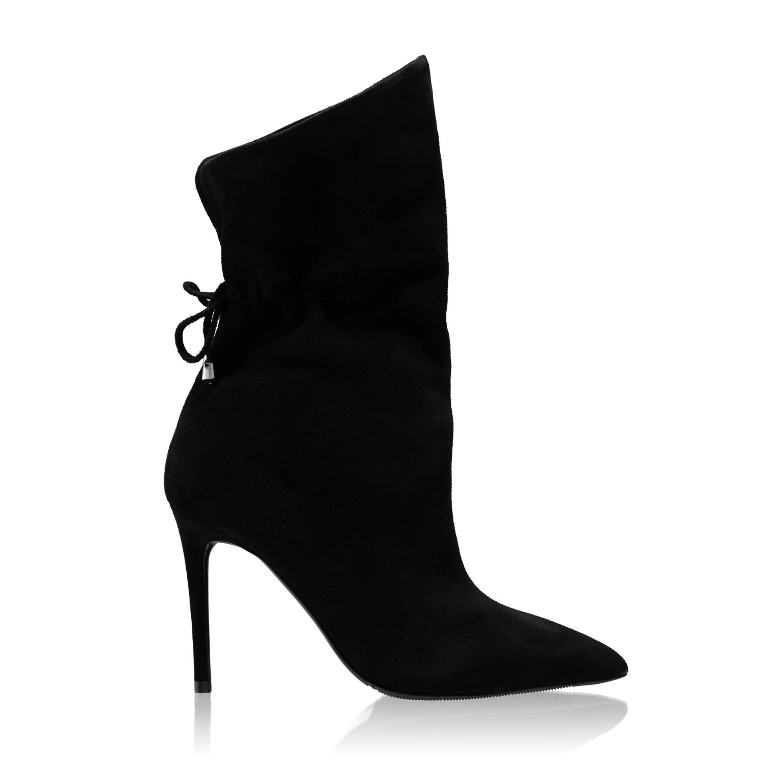 Imagine Botine Dama 8153 Camoscio Negru