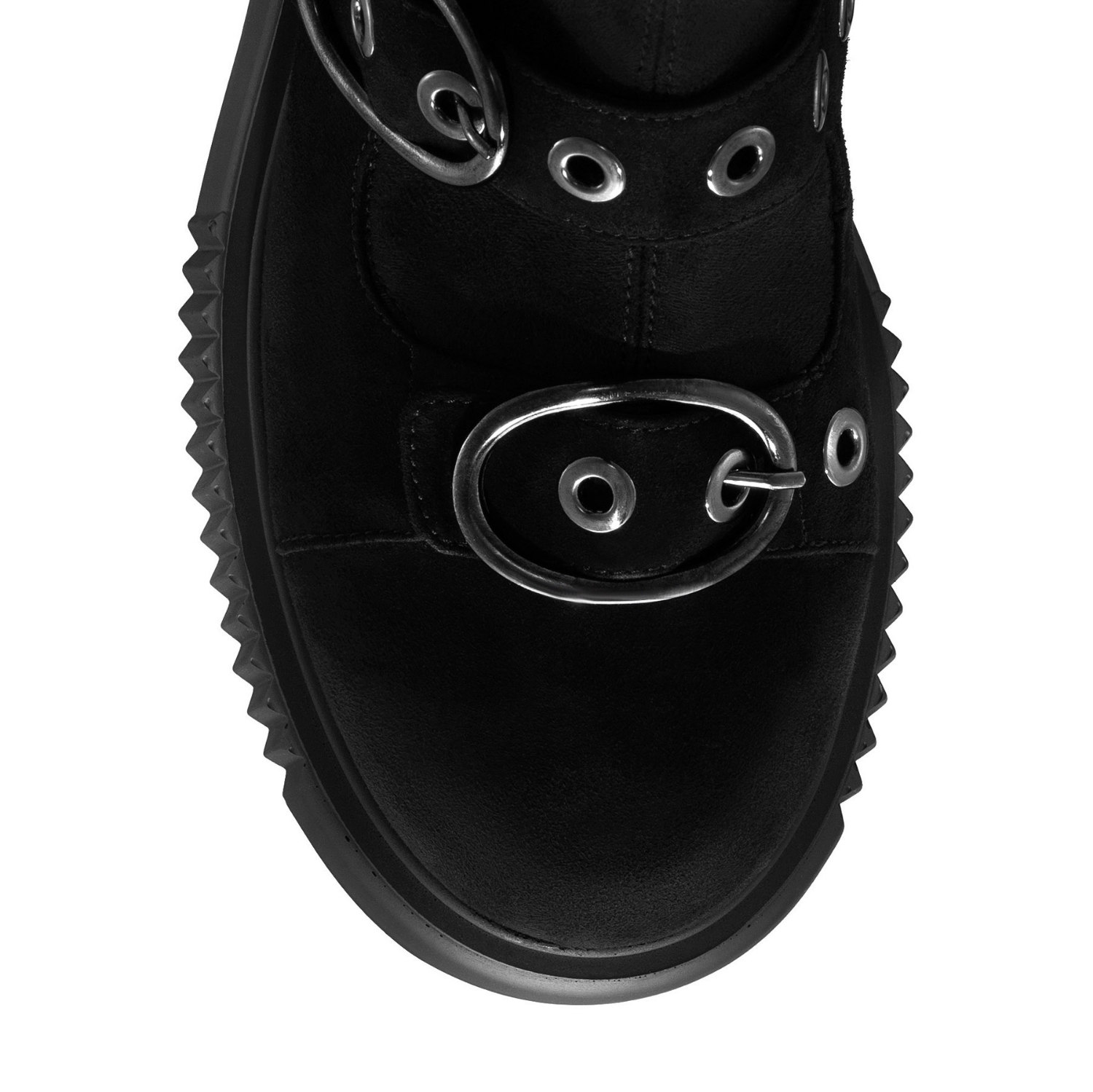 Imagine Cizme Dama 8177 Camoscio+Stretch Negru