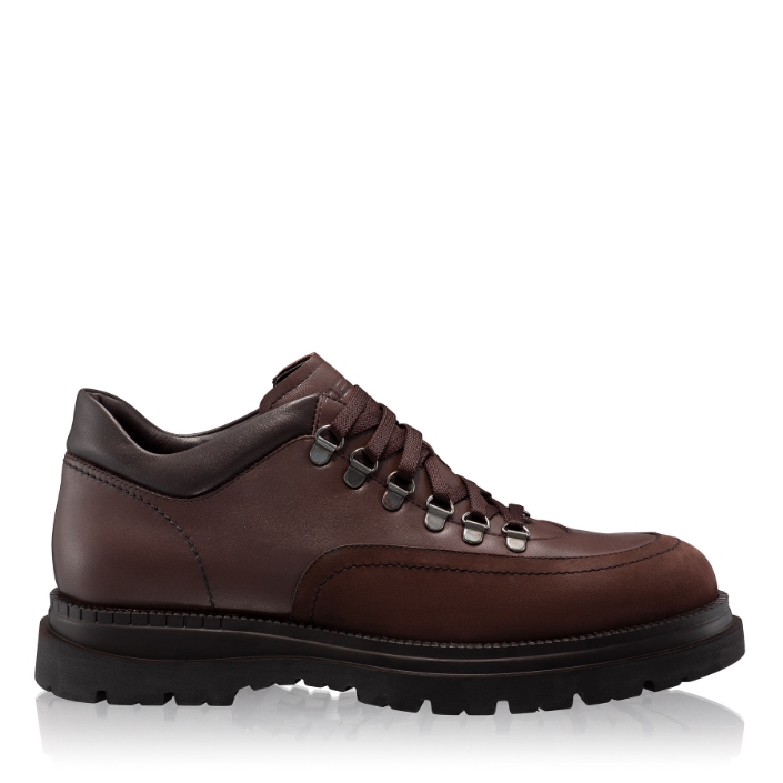 Imagine Pantofi Casual Barbati 7757 Vitello+Nabuck T.Moro