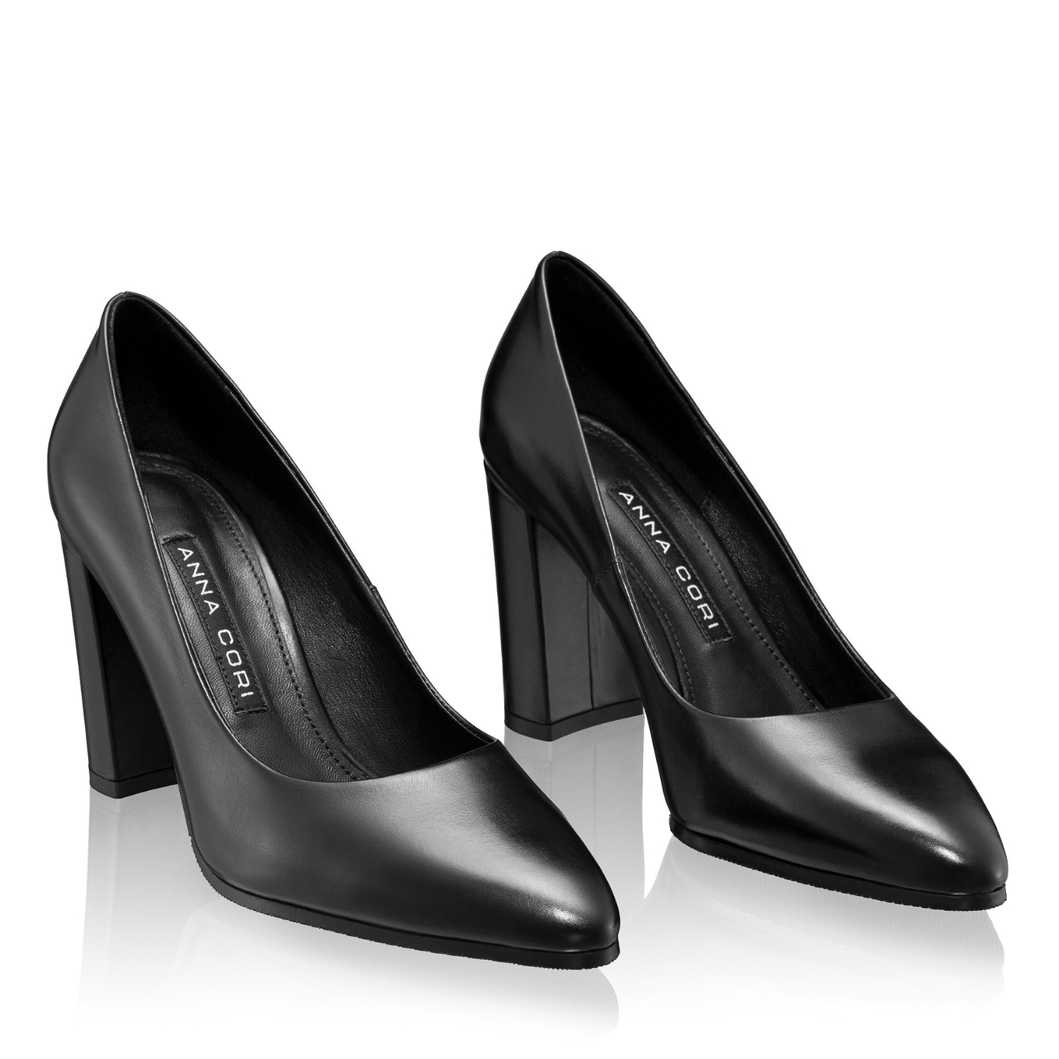 Imagine Pantofi Eleganti Dama 8242 Vitello Negru