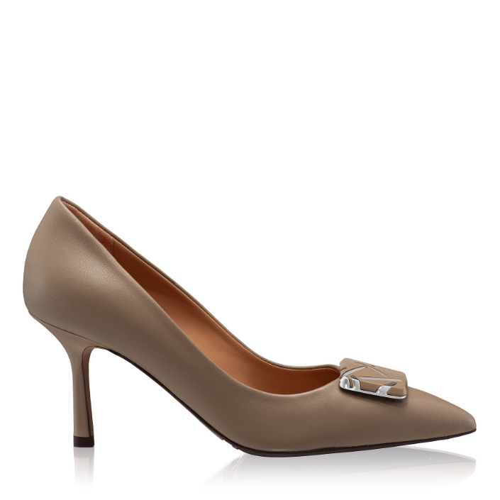 Imagine Pantofi Eleganti Dama 8010 Vitello Nisip