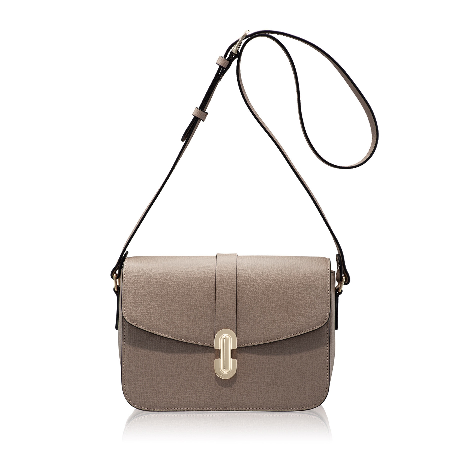 Imagine Geanta dama de umar ANERA 01 VIT STAMP TAUPE