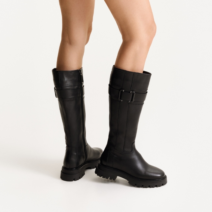 Cizme Dama 8164 Vitello Negru