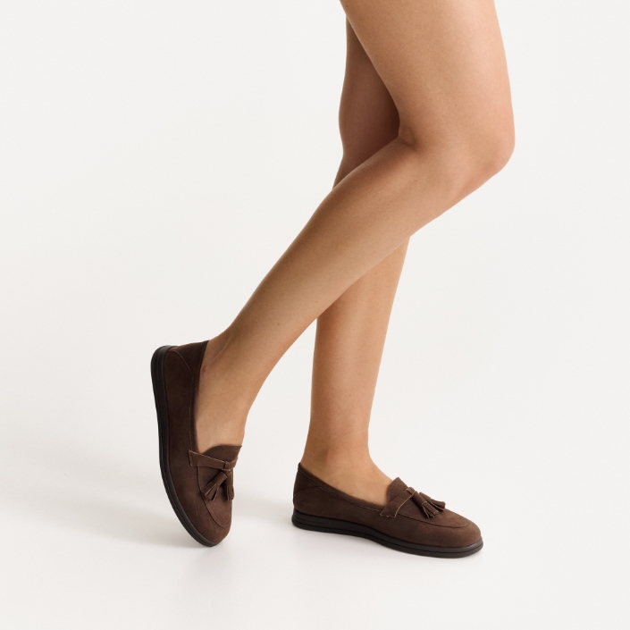 Pantofi Casual Dama 8002 Crosta Maro