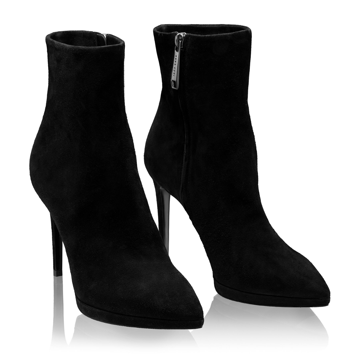 Imagine Botine Dama 4330 Camoscio Negru