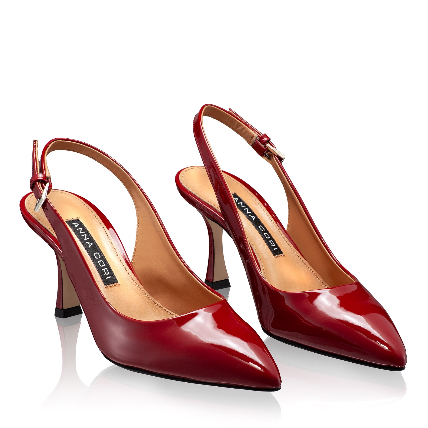 Imagine Pantofi Eleganti Dama 5728 Lac Bordo