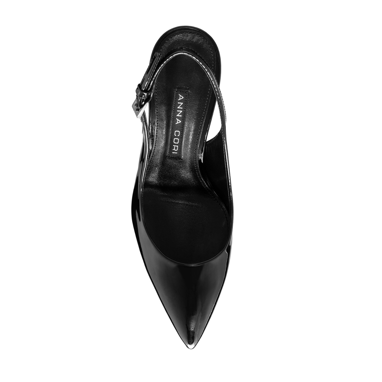 Imagine Pantofi Decupati Dama 5728 Lac Negru