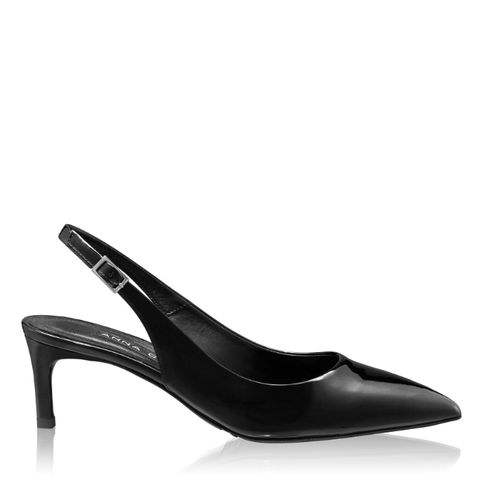 Imagine Pantofi Decupati Dama 8427 Lac Negru