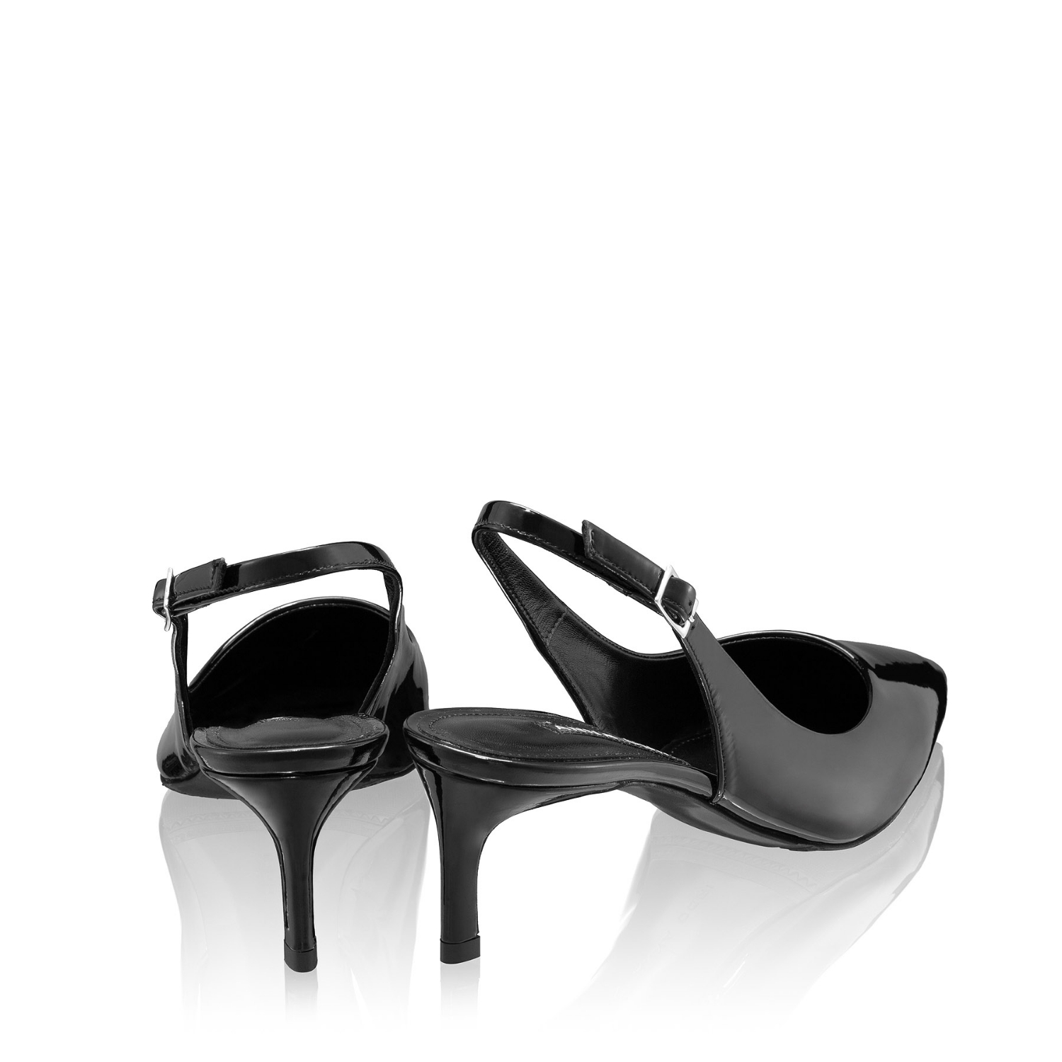 Imagine Pantofi Decupati Dama 8427 Lac Negru