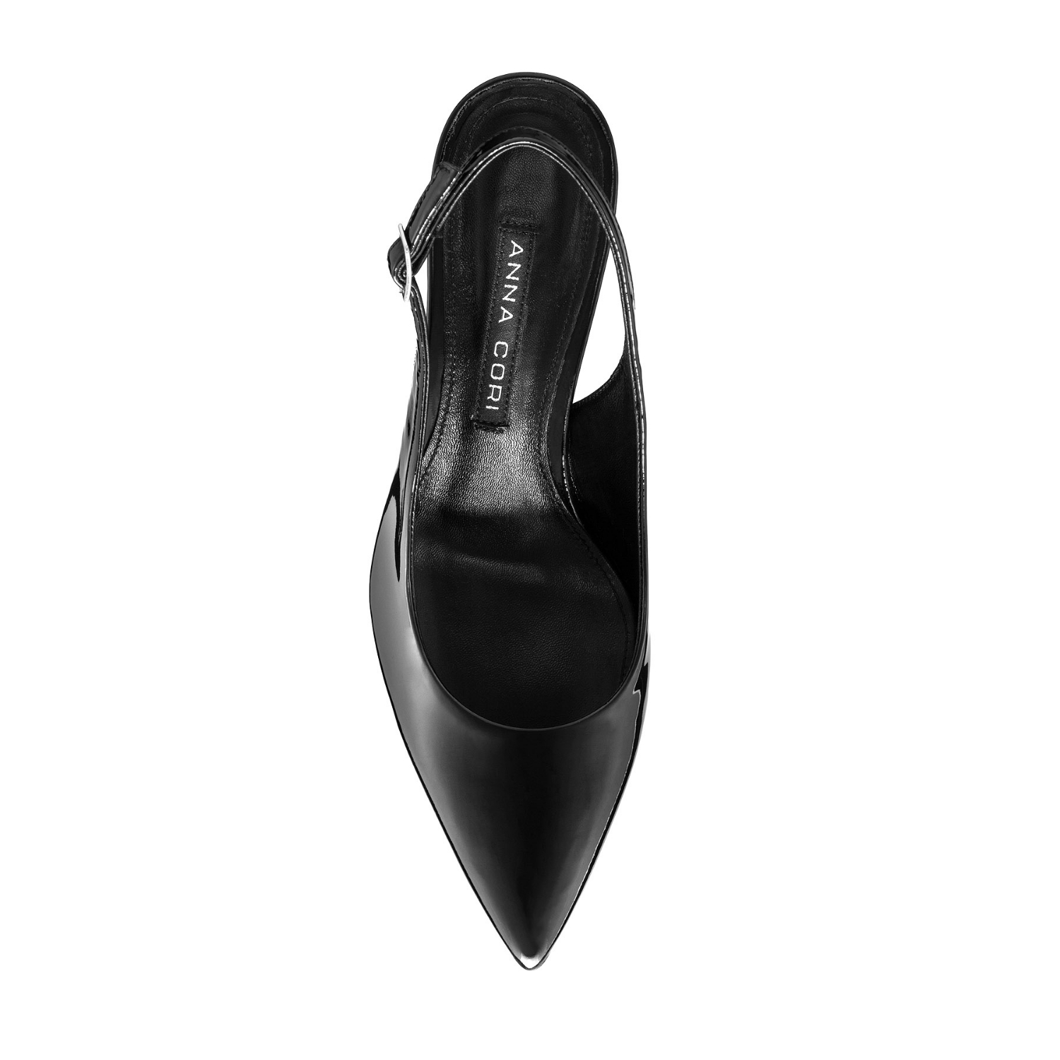 Imagine Pantofi Decupati Dama 8427 Lac Negru