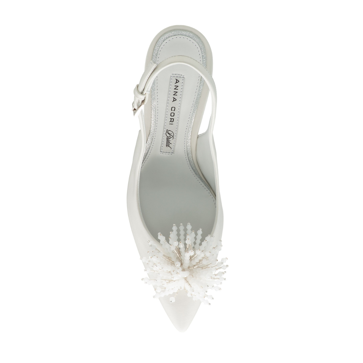 Imagine Pantofi Decupati Dama 8434 Vitello Alb