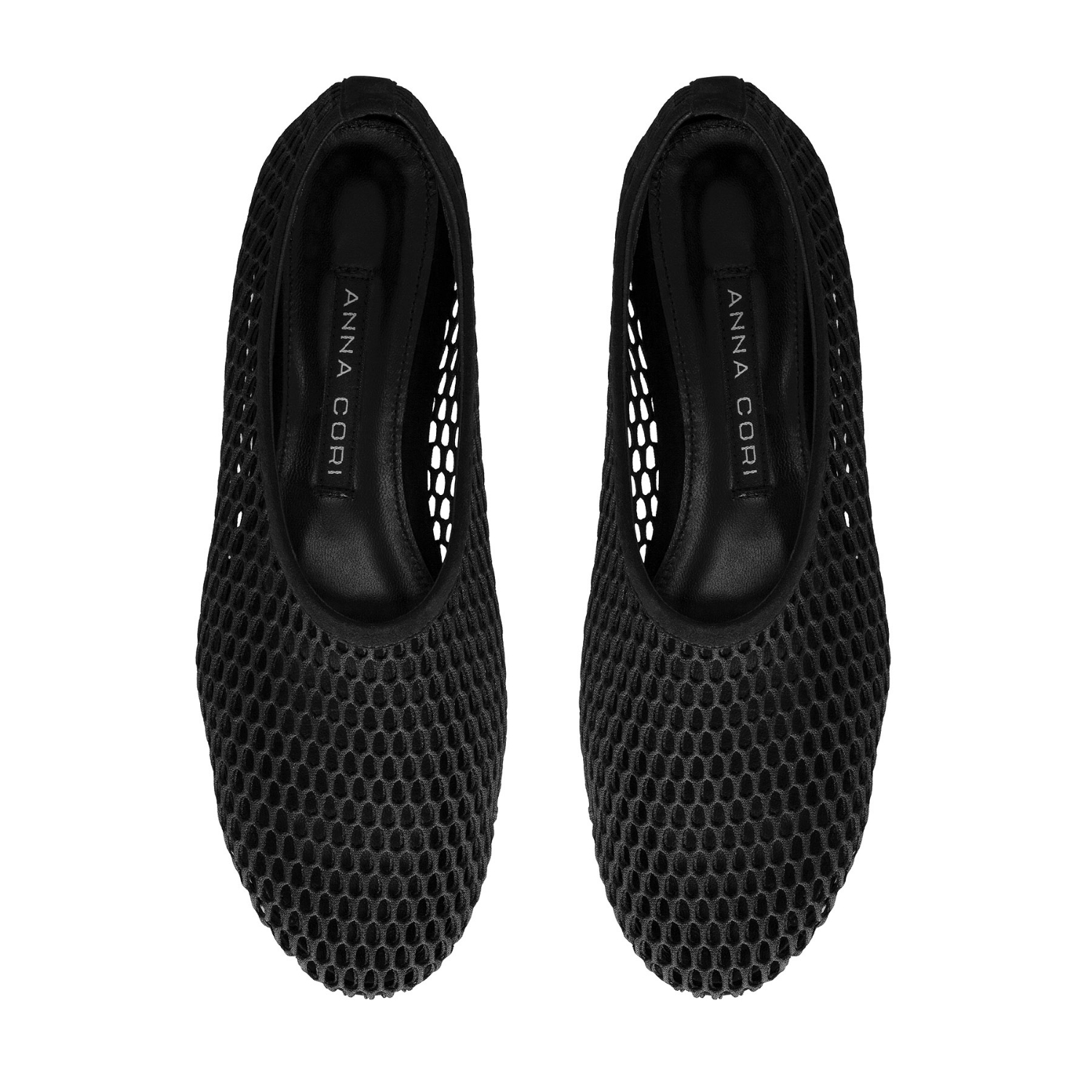 Imagine Balerini Dama 8442 Camoscio+Rete Negru