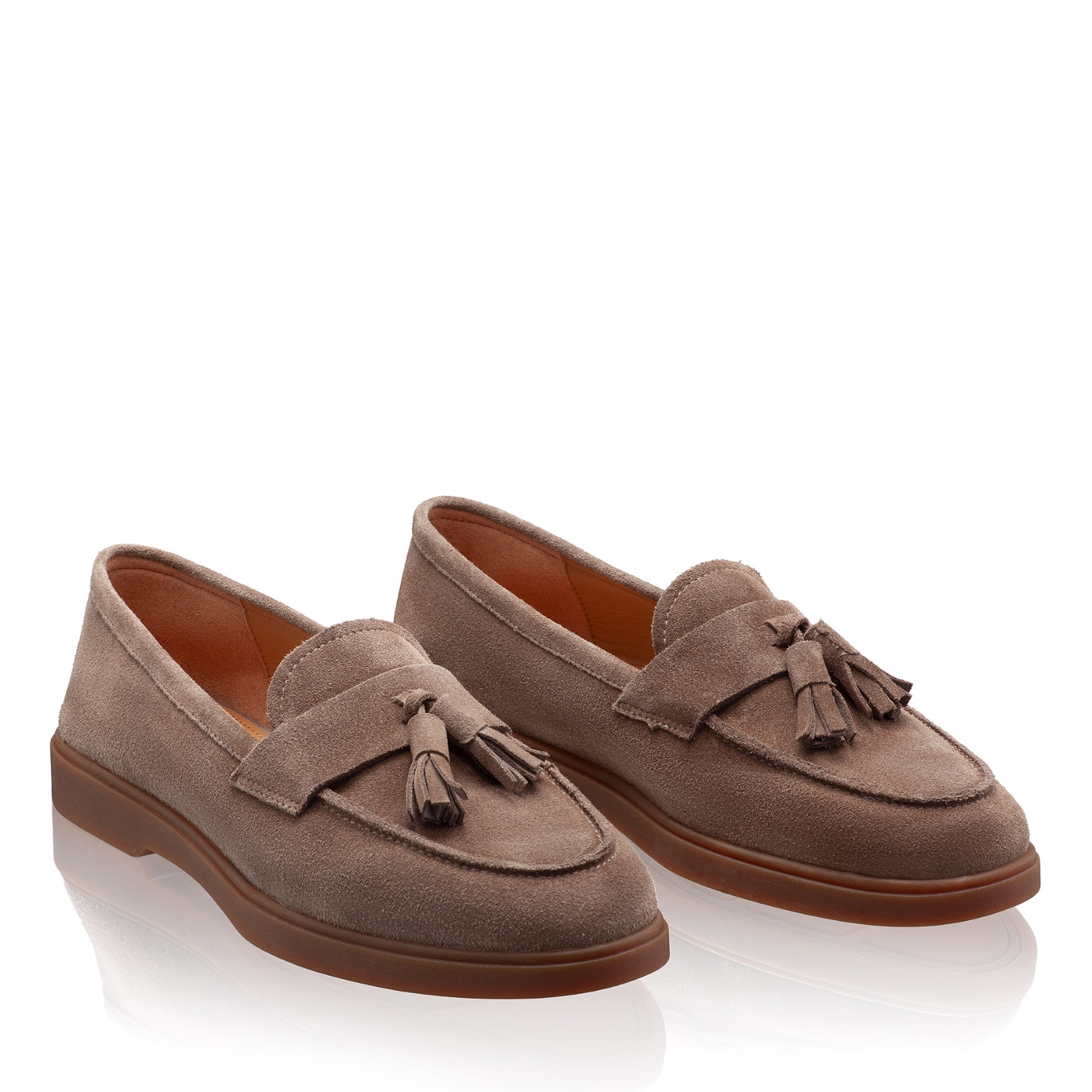 Imagine Pantofi Casual Dama 7517 Crosta Taupe/Ambra