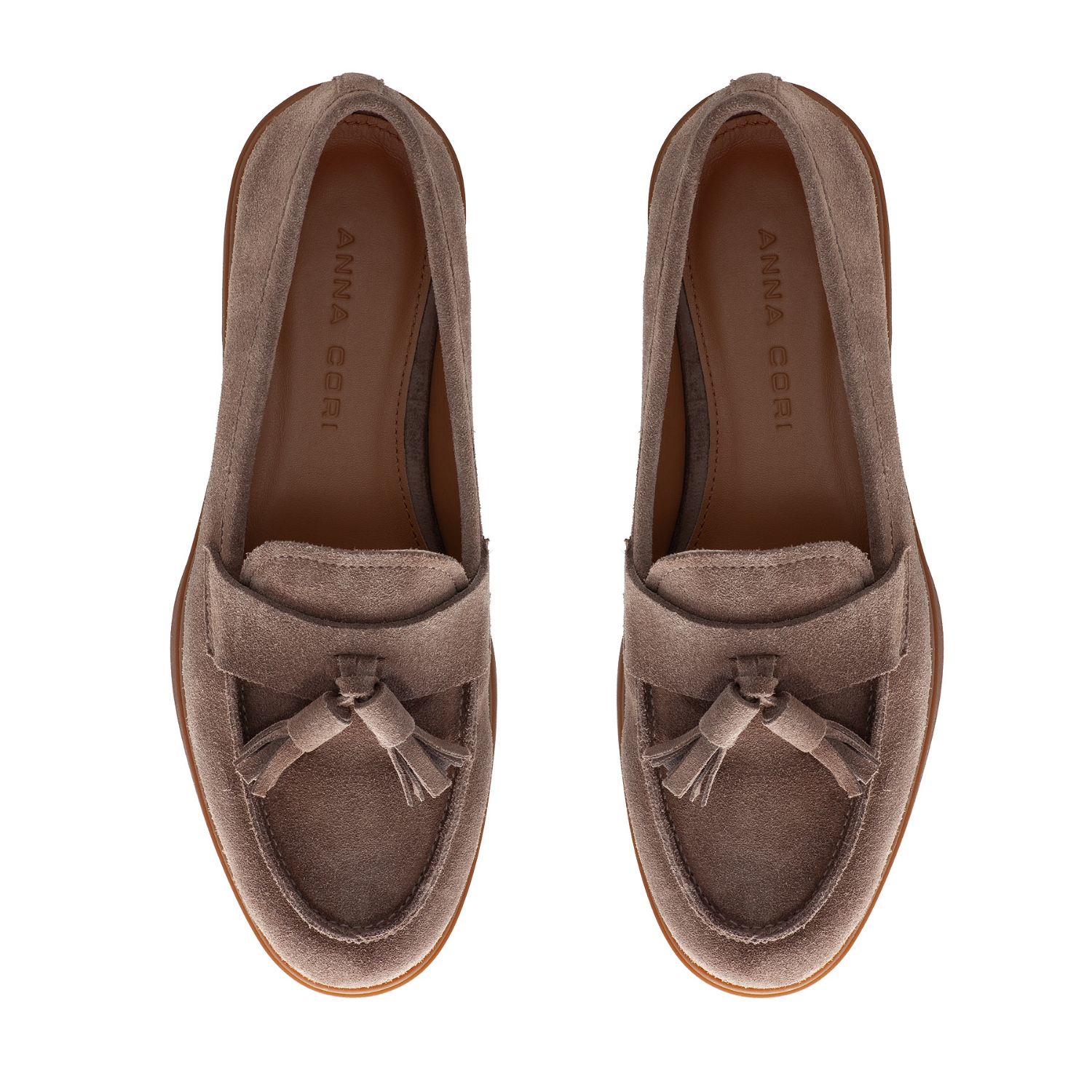 Imagine Pantofi Casual Dama 7517 Crosta Taupe/Ambra