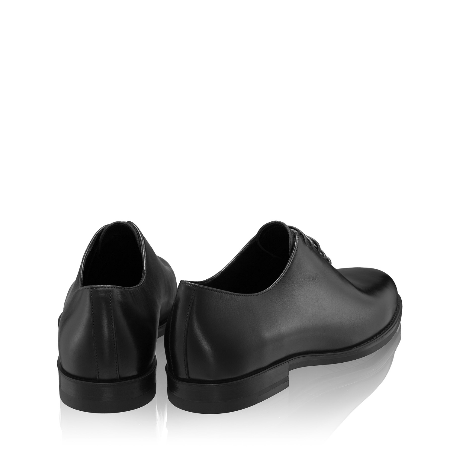 pantofi piele de calitate barbati - pantofi eleganti negri Denis Handmade