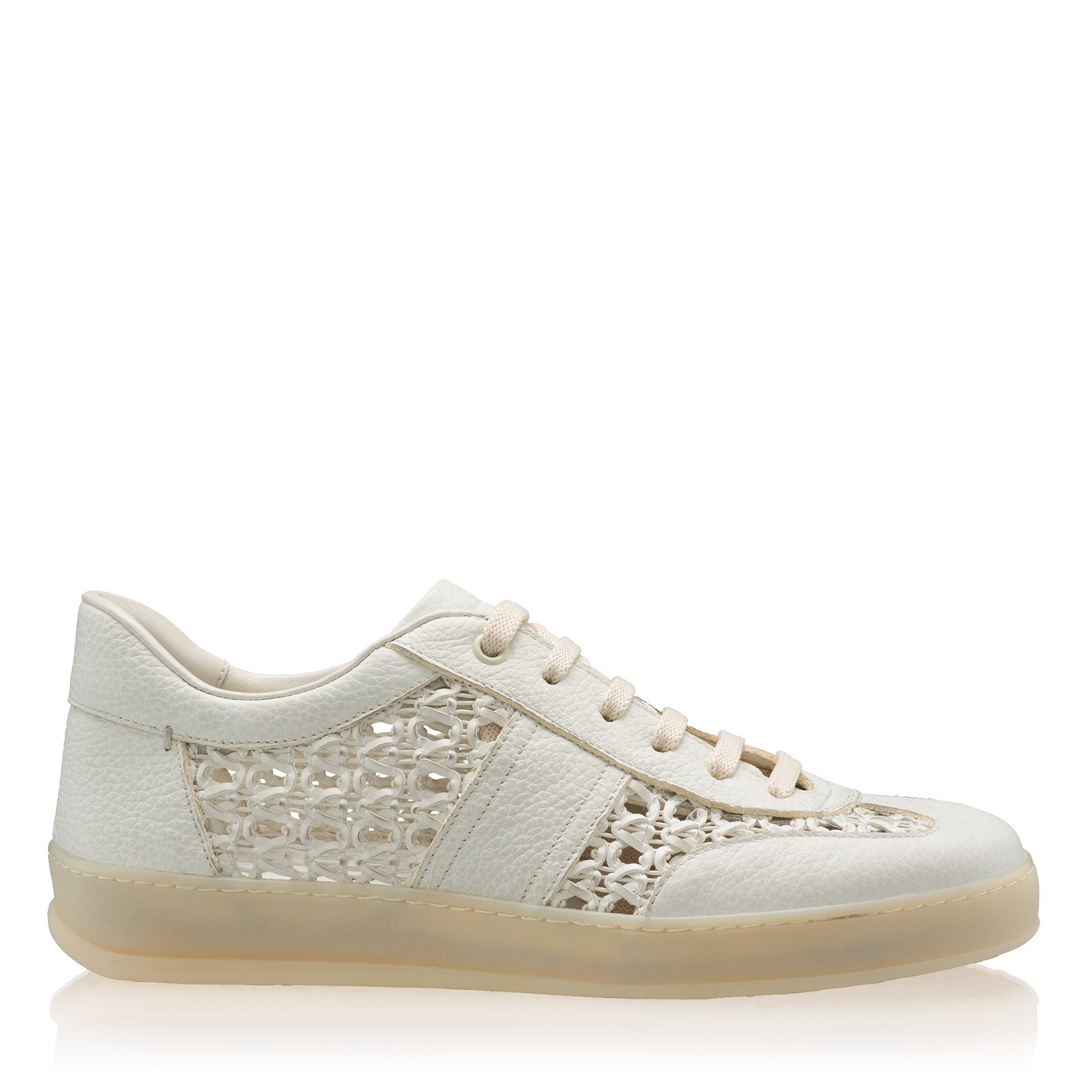 Imagine Pantofi Sport Dama 8385 Bottalato+Intreccio Alb