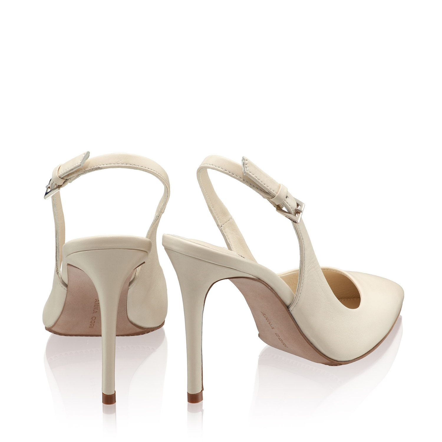pantofi de mireasă cu toc stiletto Anna Cori