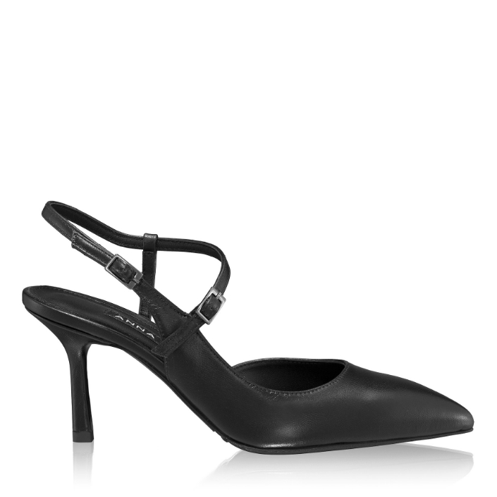 Arată detalii pentru Pantofi Decupati Dama 8460 Vitello Negru Imagine Pantofi Decupati Dama 8460 Vitello Negru