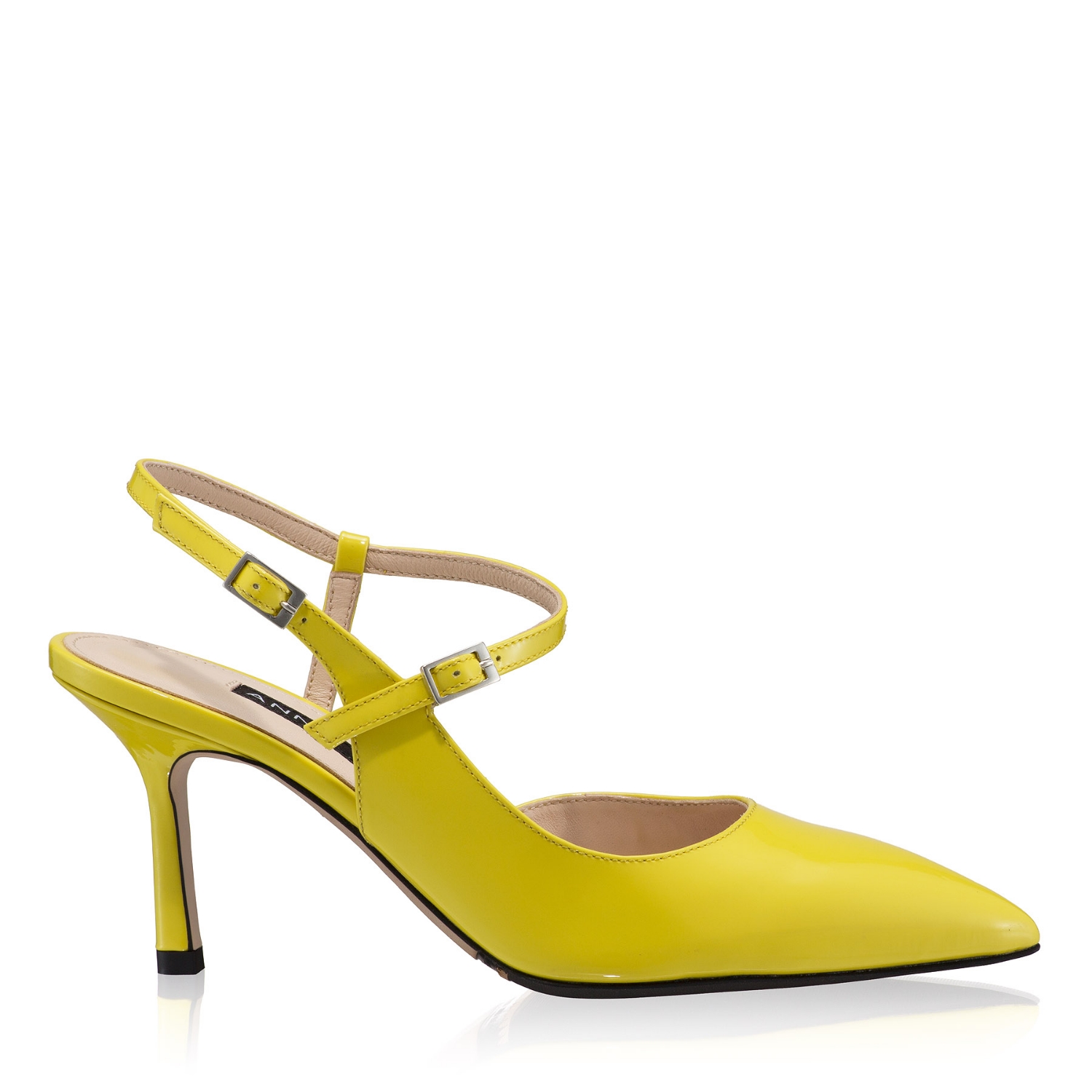 Imagine Pantofi Decupati Dama 8460 Lac Galben