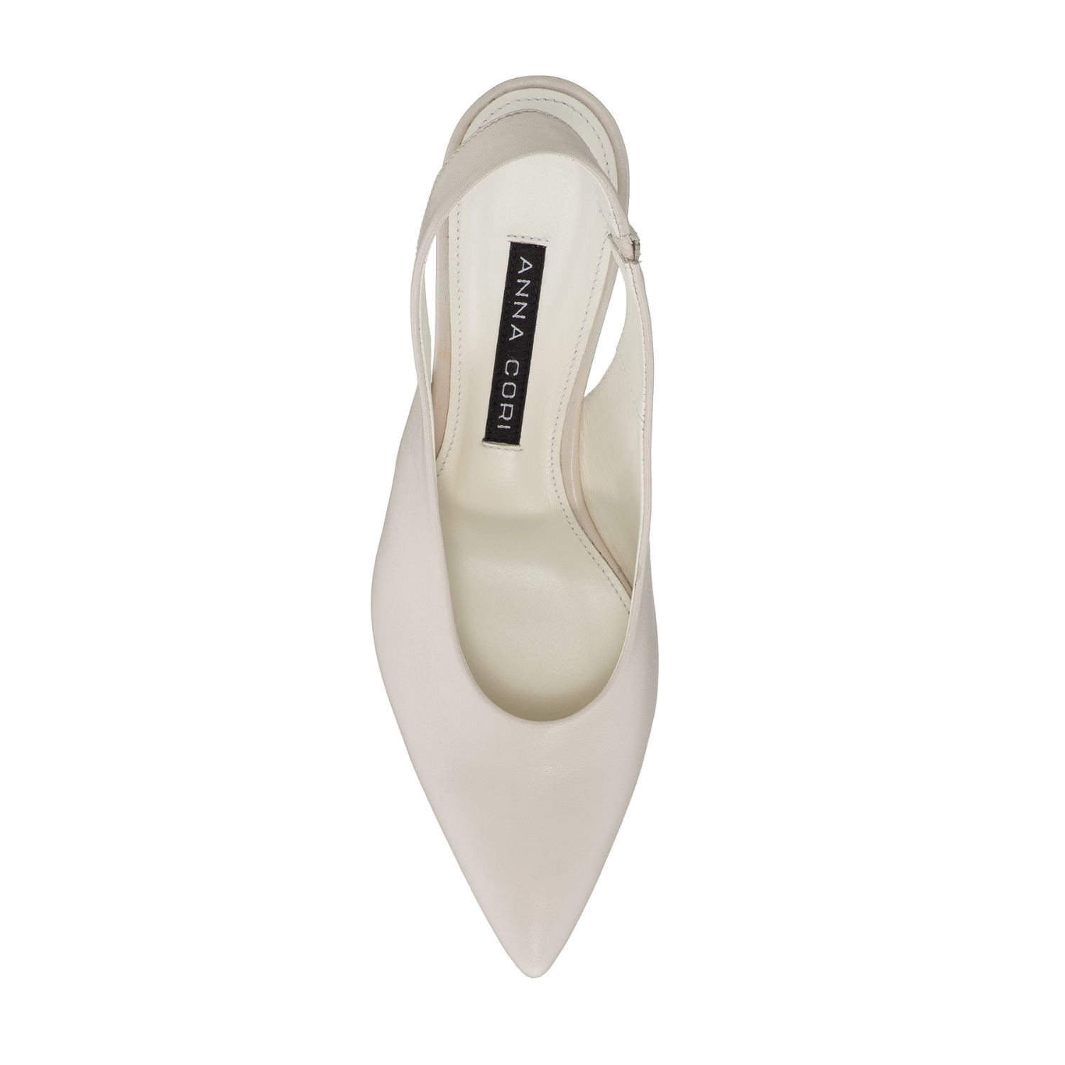 Imagine Pantofi Decupati Dama 8502 Vitello Avorio