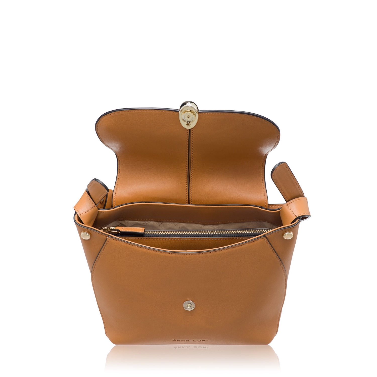 Imagine Geanta dama de umar LIORA 02 VITELLO CAMEL