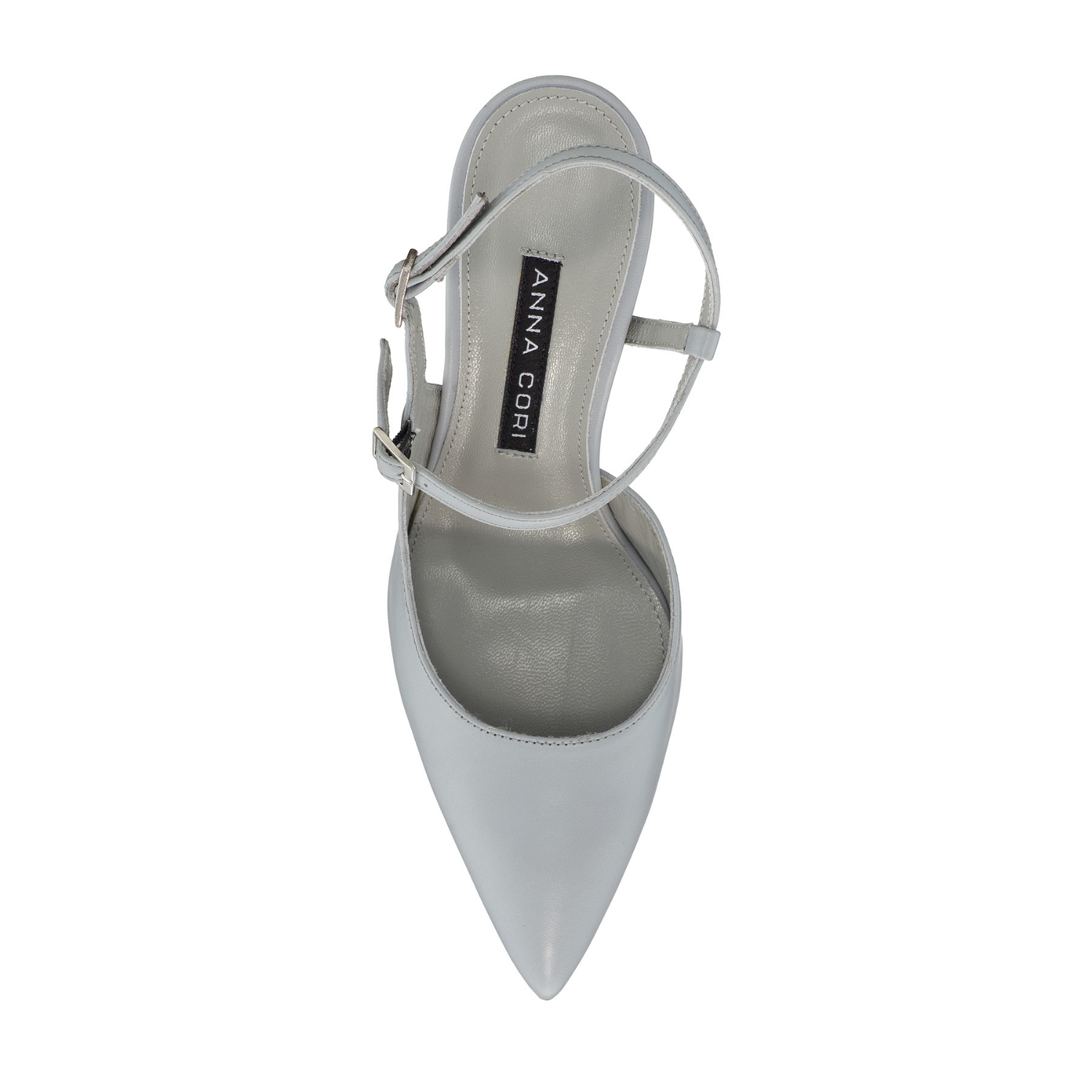 Imagine Pantofi Decupati Dama 8460 Vitello Gri