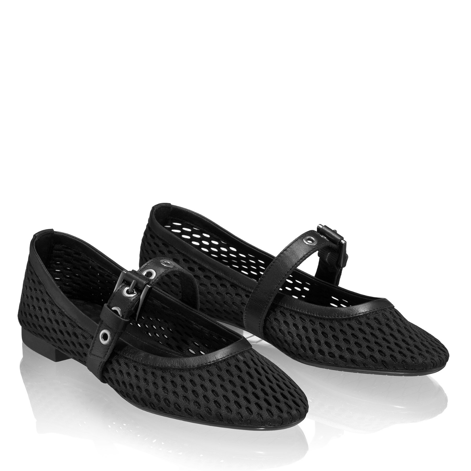 Imagine Balerini Dama 8405 Vitello+Rete Negru