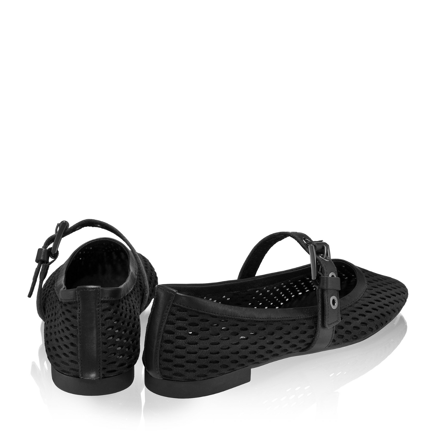 Imagine Balerini Dama 8405 Vitello+Rete Negru