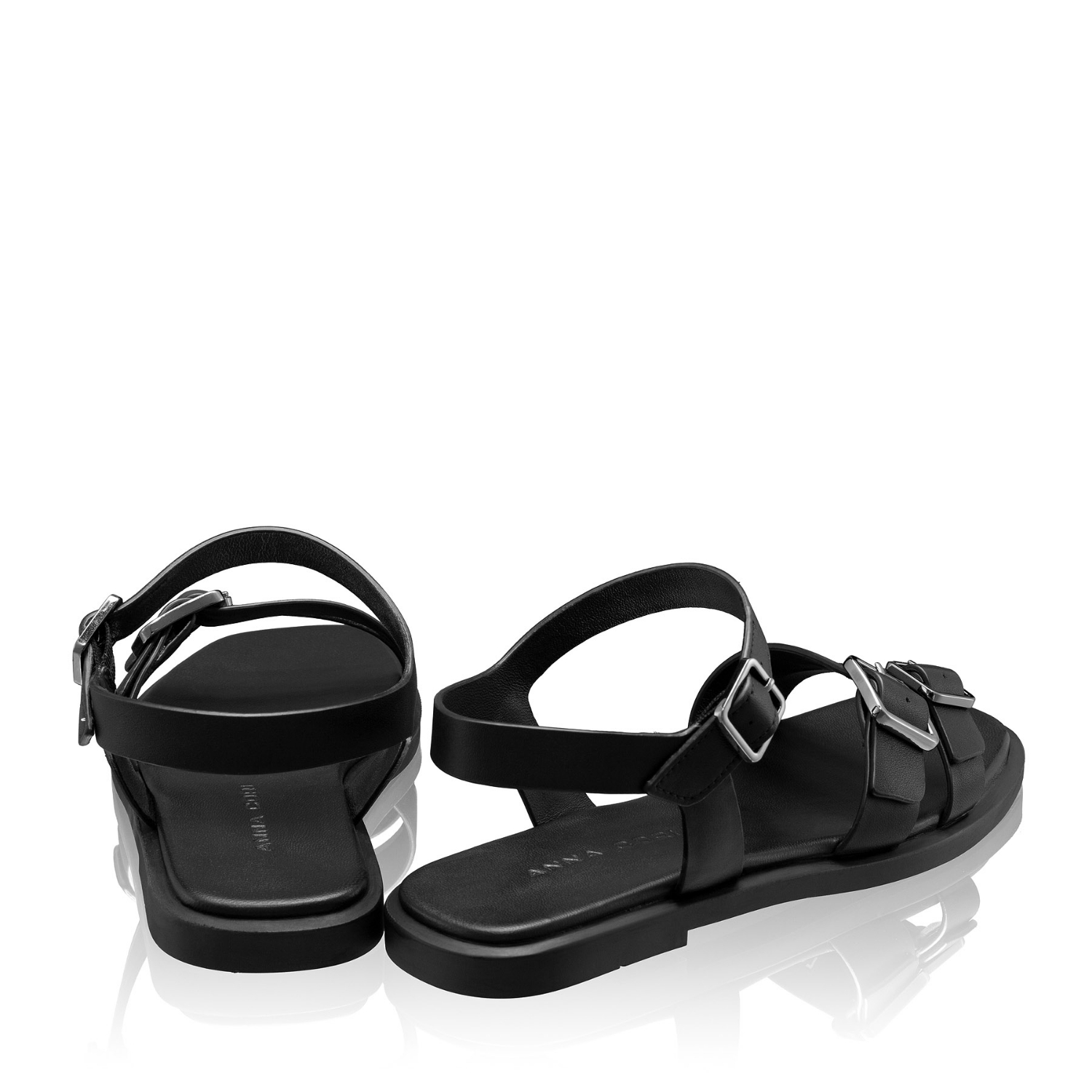 Imagine Sandale Dama 8356 Vitello Negru